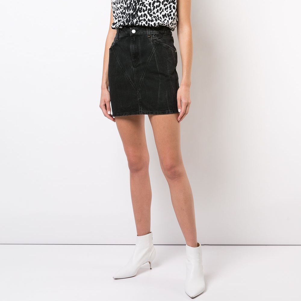 NWT Givenchy Black Denim Skirt